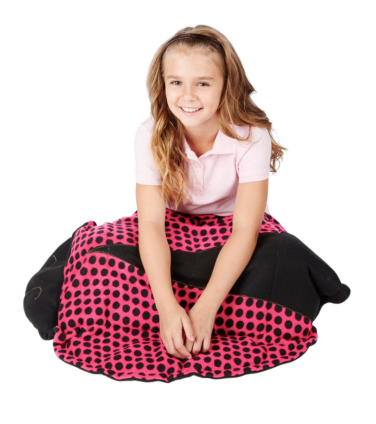 ABILITATIONS FLEECE WEIGHTED LADYBUG BLANKET