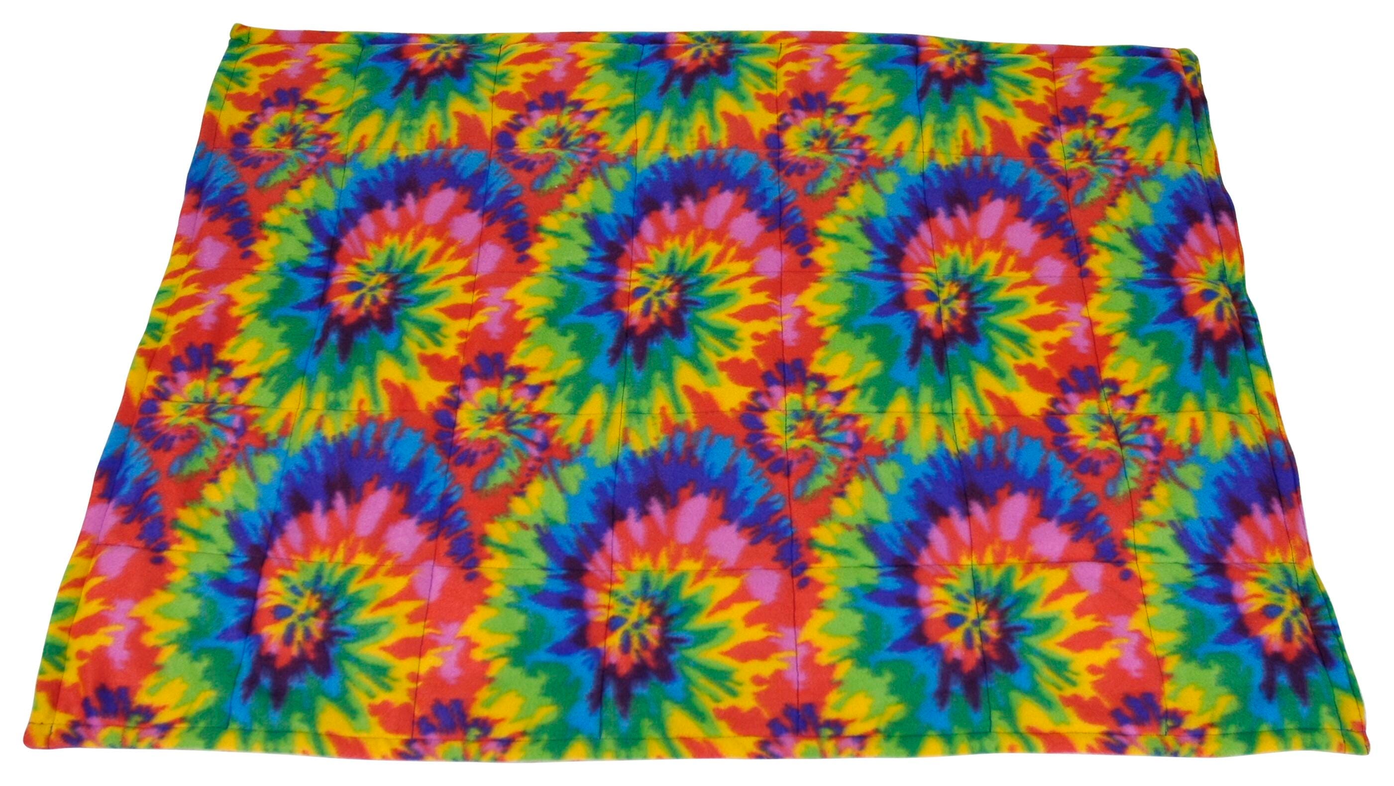 ABILITATIONS FLEECE WEIGHTED BLANKET - M - MULTI COLOR