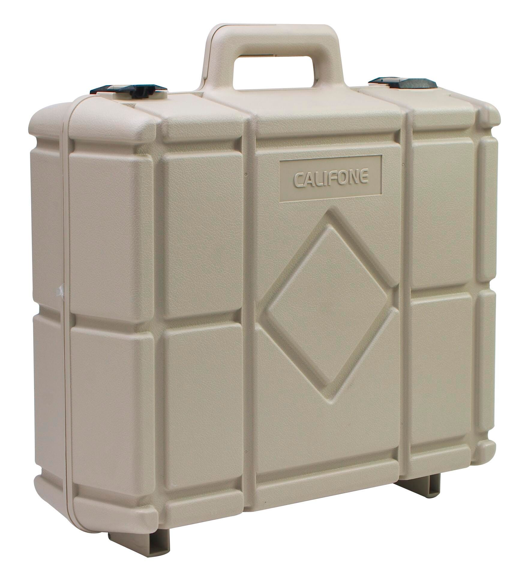 CARRYING CASE FOR AUDIO EQUIPMENT - CALIFONE 2001 - BEIGE