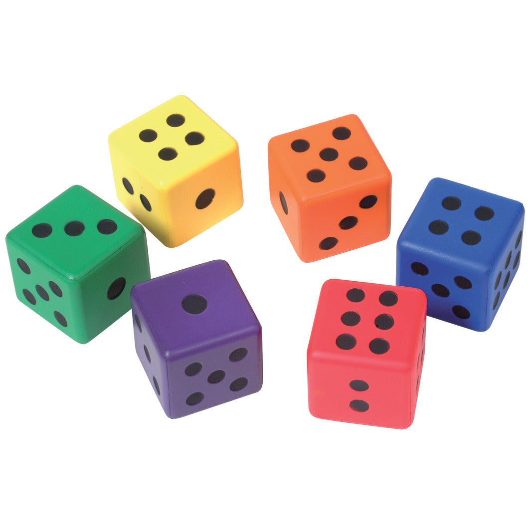 Rainbow Dice Set Of 6