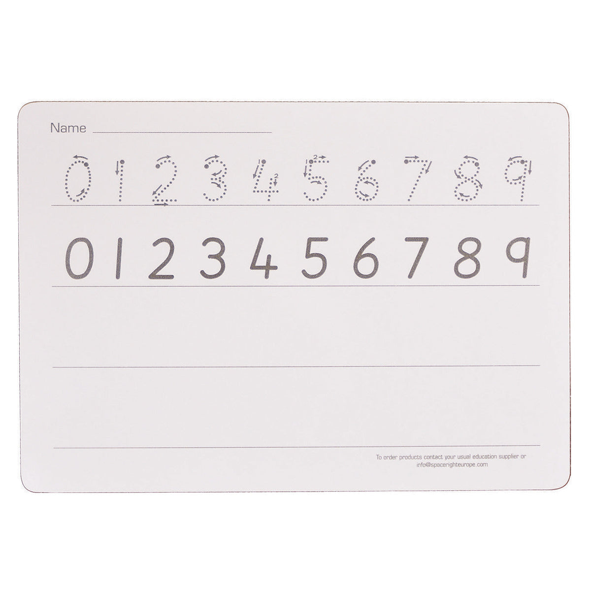 A4 Whiteboard-Number Formation Pack