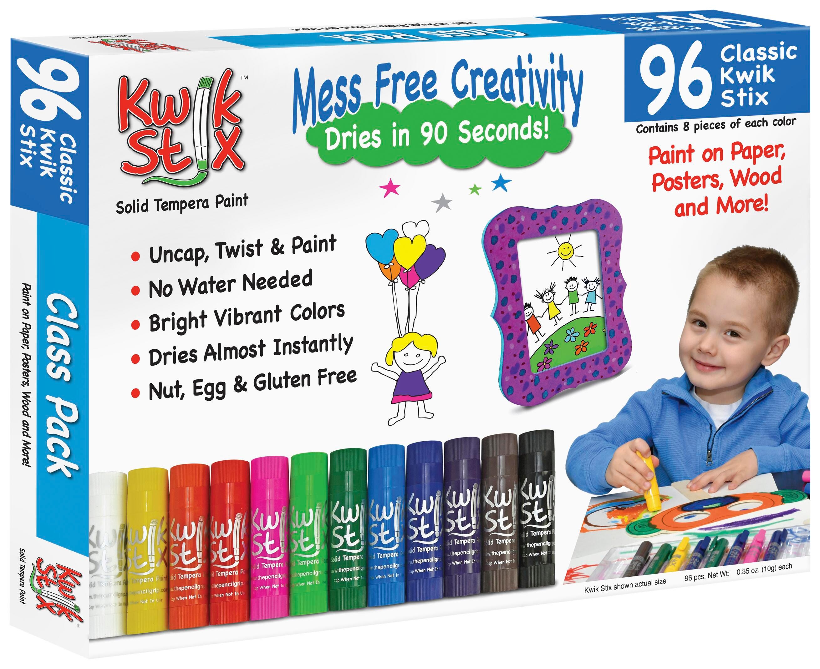 PAINT TEMPERA SOLID KWIK STIX PRIMARY SET OF 96