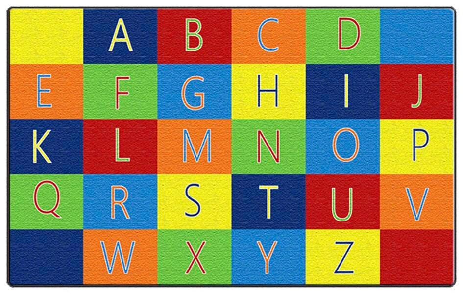 FLAGSHIP CARPETS - ALPHABET SEATING - 6 FT X 8 FT 4 IN