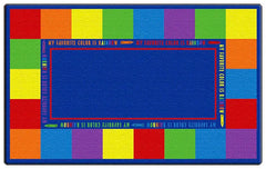 FLAGSHIP CARPETS - MY FAVORITE COLORS - 6 FT X 8 FT 4 IN RECTANGLE