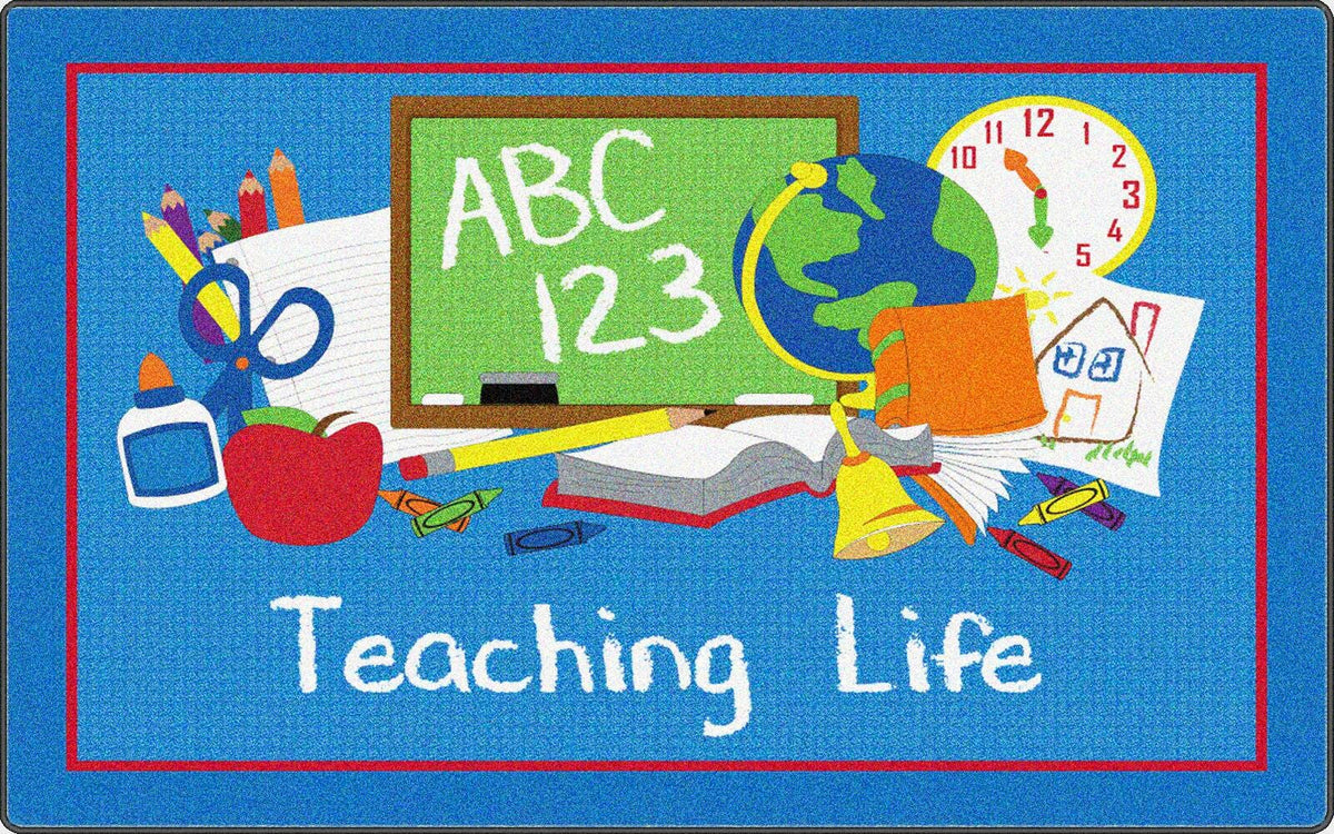 FLAGSHIP CARPETS - TEACHING LIFE - 4 FT X 6 FT RECTANGLE