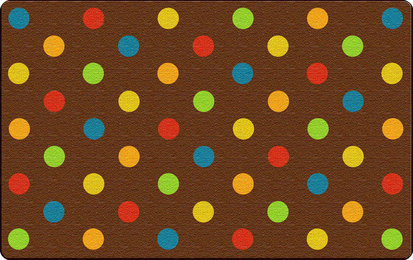 FLAGSHIP CARPETS - DOTS - 6 FT X 8 FT 4 IN RECTANGLE - MUTED