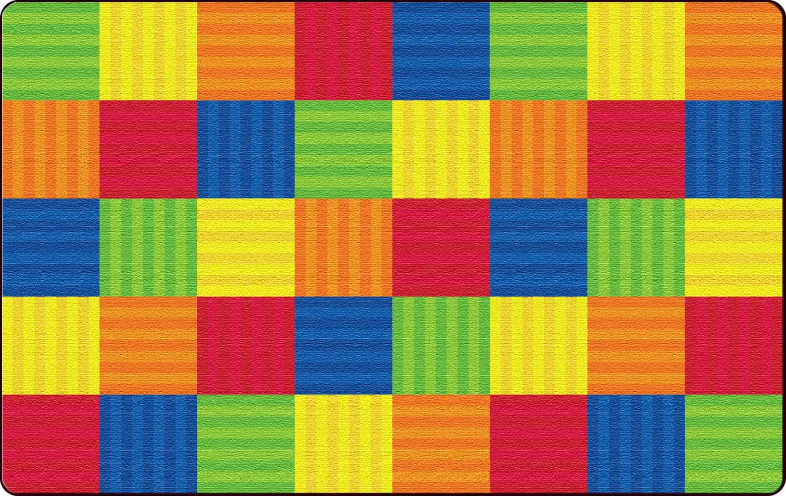 FLAGSHIP CARPETS - HASH TAG MULTI - 6 FT X 8 FT 4 IN RECTANGLE