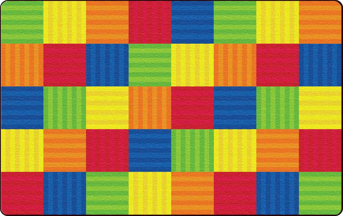 FLAGSHIP CARPETS - HASH TAG MULTI - 6 FT X 8 FT 4 IN RECTANGLE