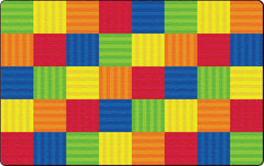 FLAGSHIP CARPETS - HASH TAG MULTI - 6 FT X 8 FT 4 IN RECTANGLE