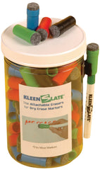 MARKERS DRY ERASE CAP ERASERS SMALL SET OF 100