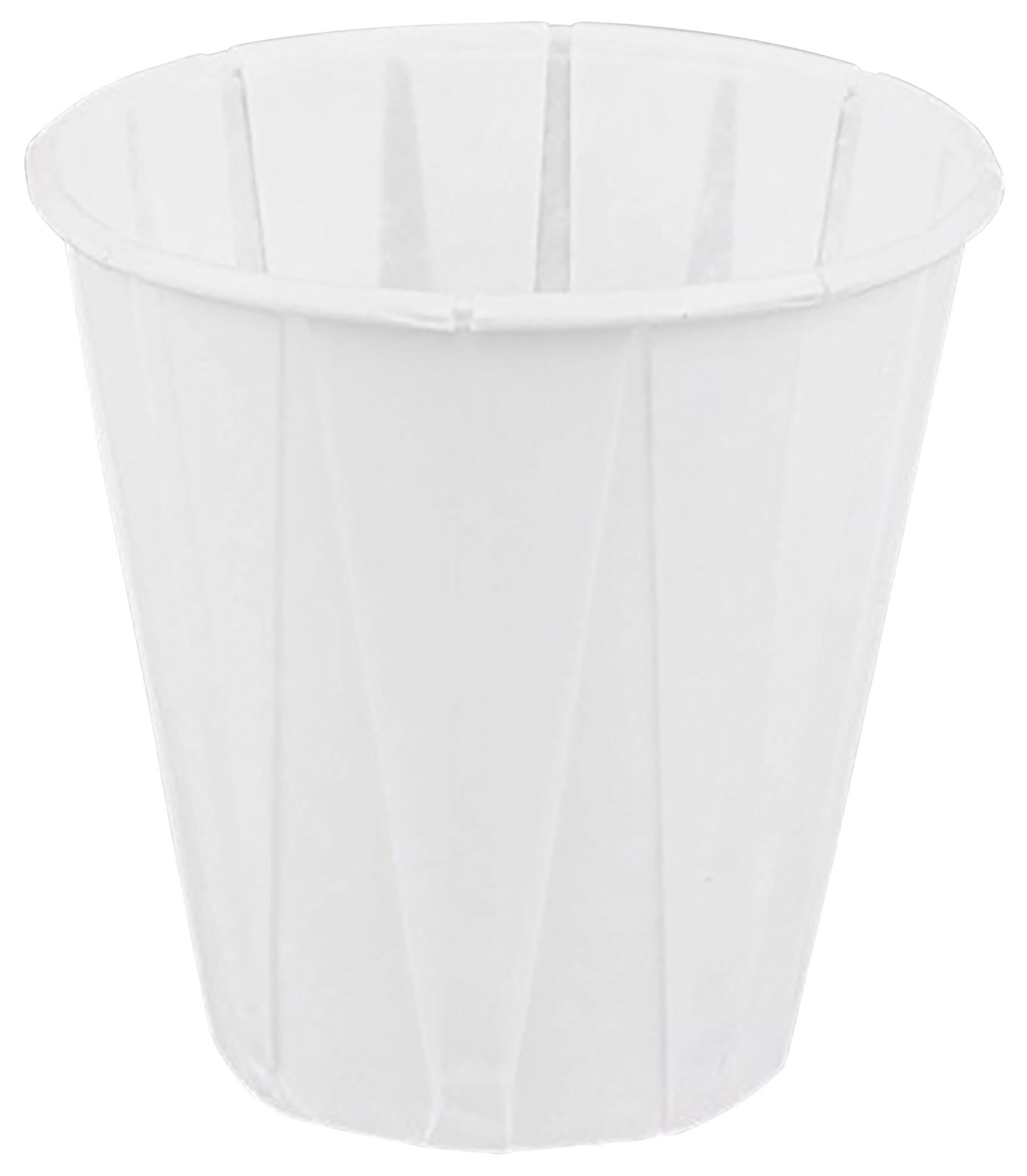 CUP -WHITE PAPER-PLEATED 3.5 OZ - CASE OF 2500