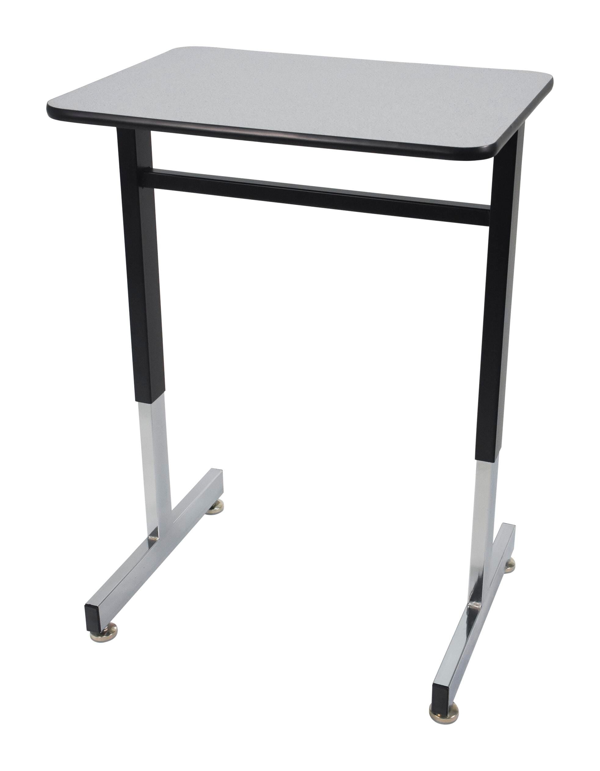 DESK - CLASSROOM SELECT - ROYAL SEATING 1600 PEDESTAL LEG DESK - 18 X 24 IN - LAMINATE - T-MOLD - SPECIFY TOP COLOR - SPECIFY EDGE COLOR - NONE