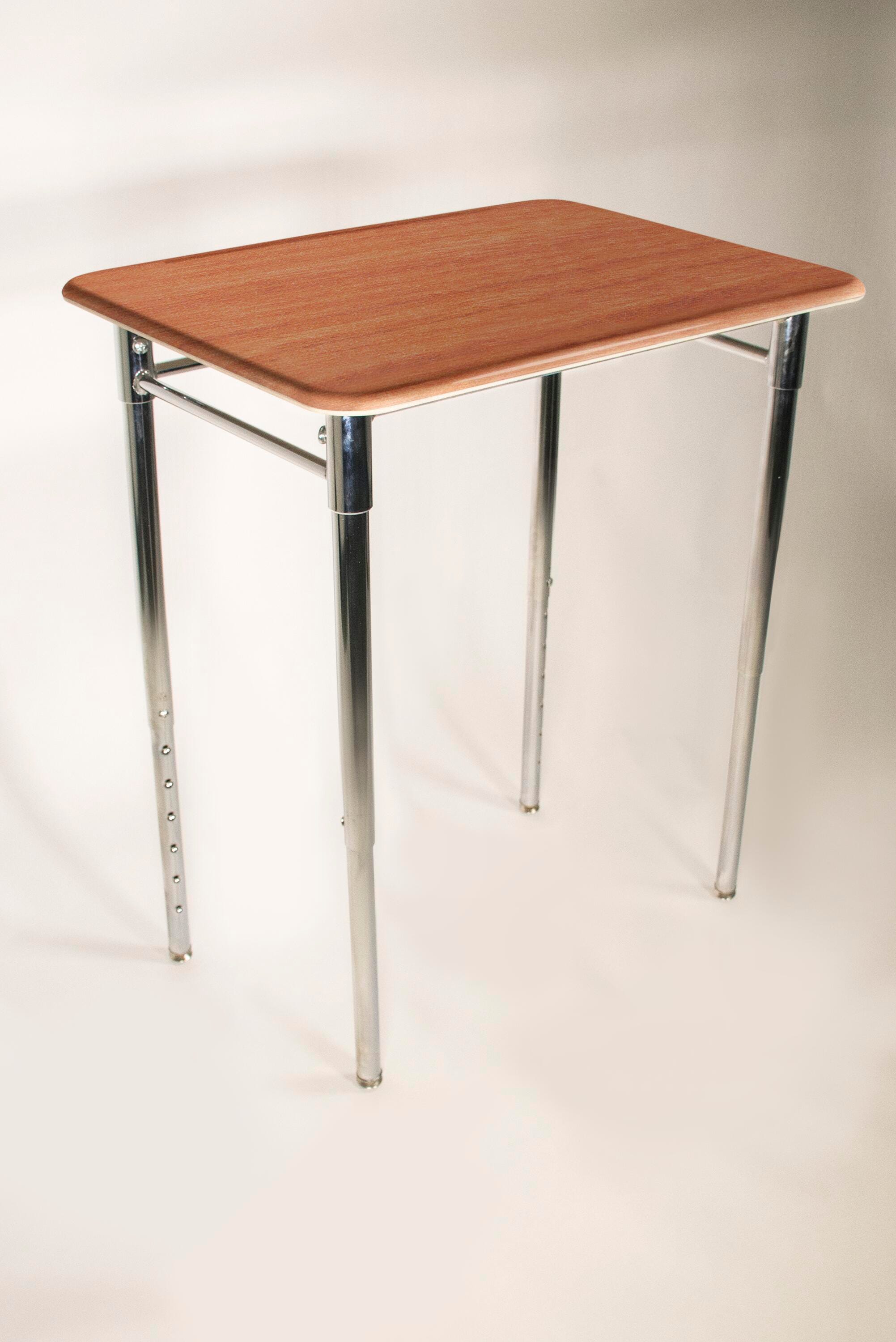 DESK - CLASSROOM SELECT - CONTEMPORARY COLLABORATION - RECTANGLE 26 W X 20 D - 22-33 INCH ADJUSTABLE HEIGHT - HARD PLASTIC - NONE - SPECIFY TOP COLOR - NONE - GLIDE