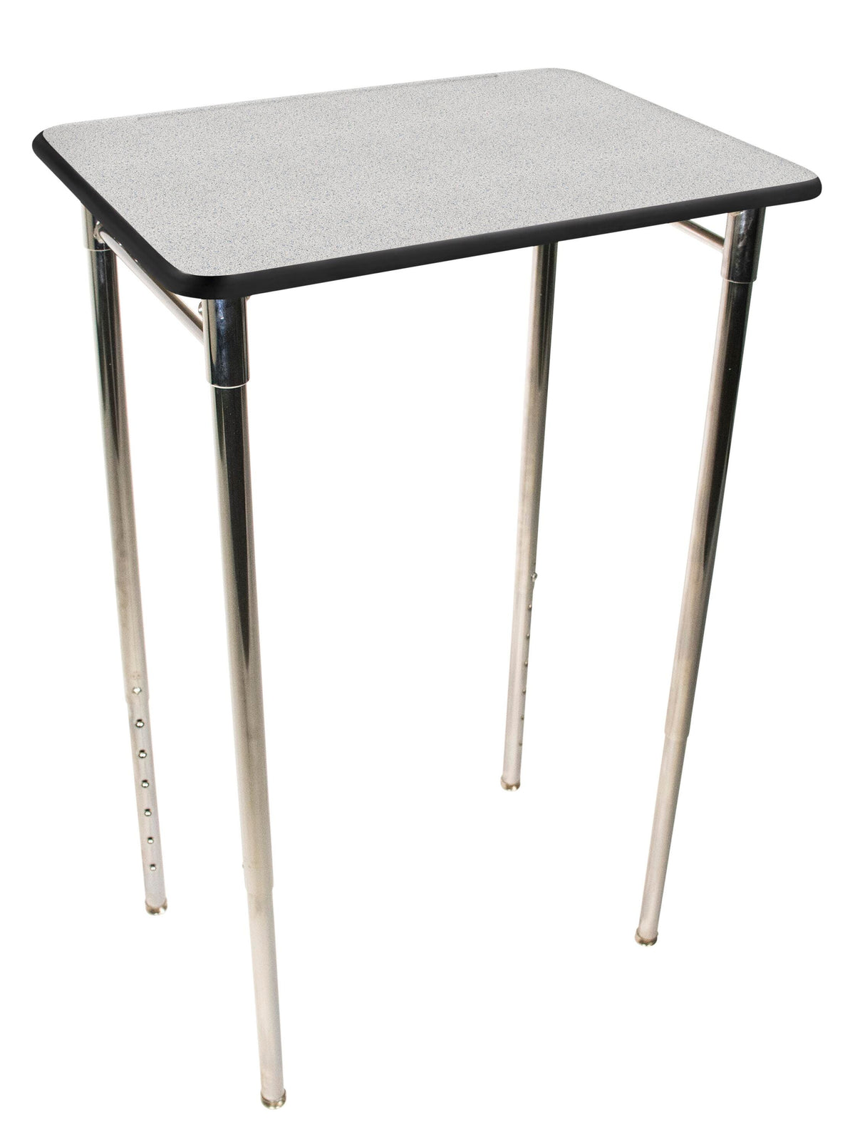 DESK - CLASSROOM SELECT - CONTEMPORARY COLLABORATION STANDING HEIGHT - RECTANGLE 26 W X 20 D - 30-43 INCH ADJUSTABLE HEIGHT - LAMINATE - LOCKEDGE - SPECIFY TOP COLOR - SPECIFY EDGE COLOR - BOOKBOX - S