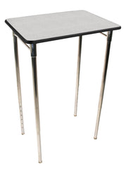 DESK - CLASSROOM SELECT - CONTEMPORARY COLLABORATION STANDING HEIGHT - RECTANGLE 26 W X 20 D - 30-43 INCH ADJUSTABLE HEIGHT - LAMINATE - LOCKEDGE - SPECIFY TOP COLOR - SPECIFY EDGE COLOR - BOOKBOX - S