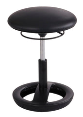 STOOL - TWIXT ERGONOMIC DESK HEIGHT STOOL BLACK VINYL