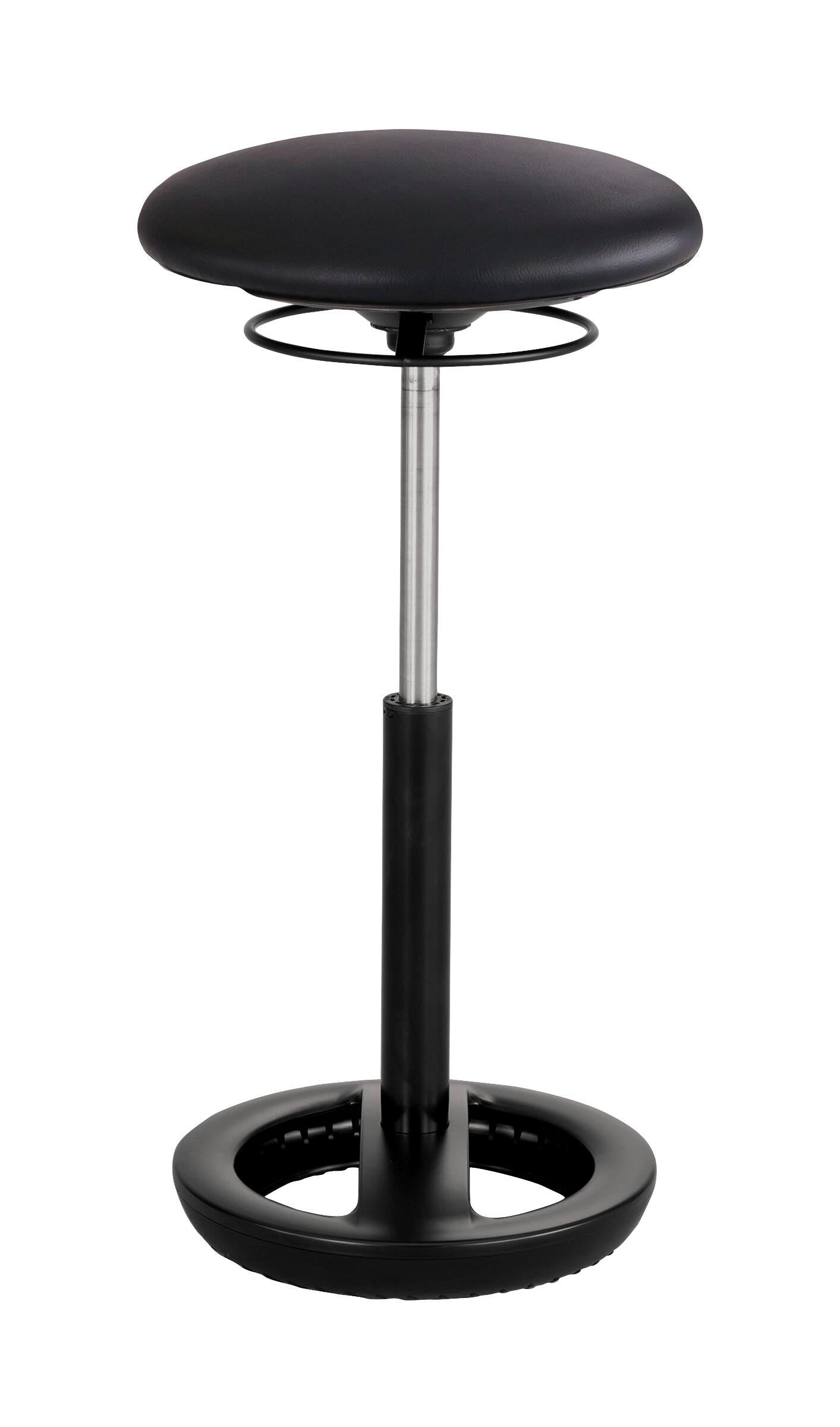 STOOL - TWIXT ERGONOMIC EXTENDED HEIGHT STOOL BLACK VINYL