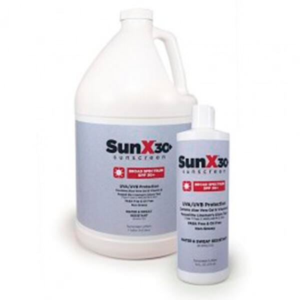 SUNSCREEN SUNX 30 BROAD SPECTRUM- 1 GALLON PUMP