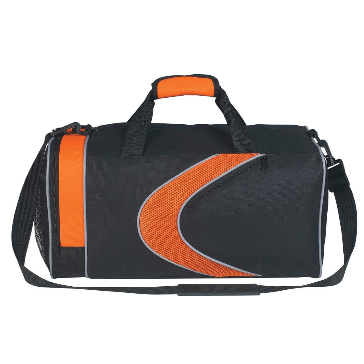 BAG SPORTS DUFFEL - ORANGE/BLACK