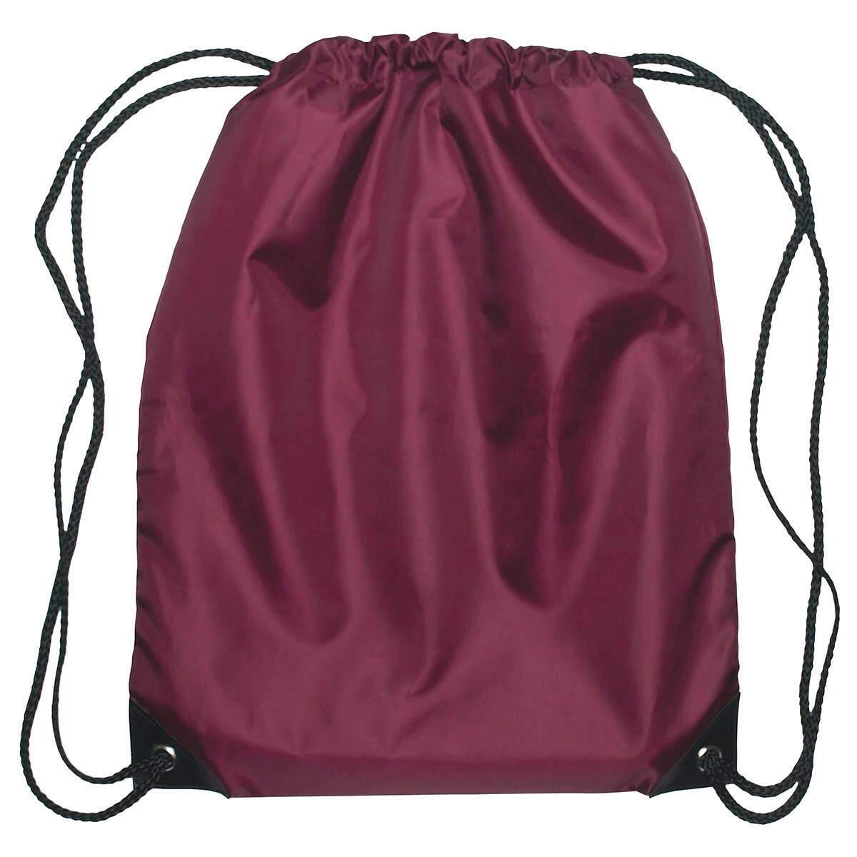 BACKPACK DRAWSTRING SPORTS MAROON
