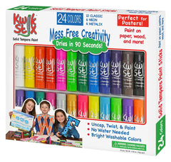 PAINT TEMPERA SOLID KWIK STIX COMBO SET OF 24