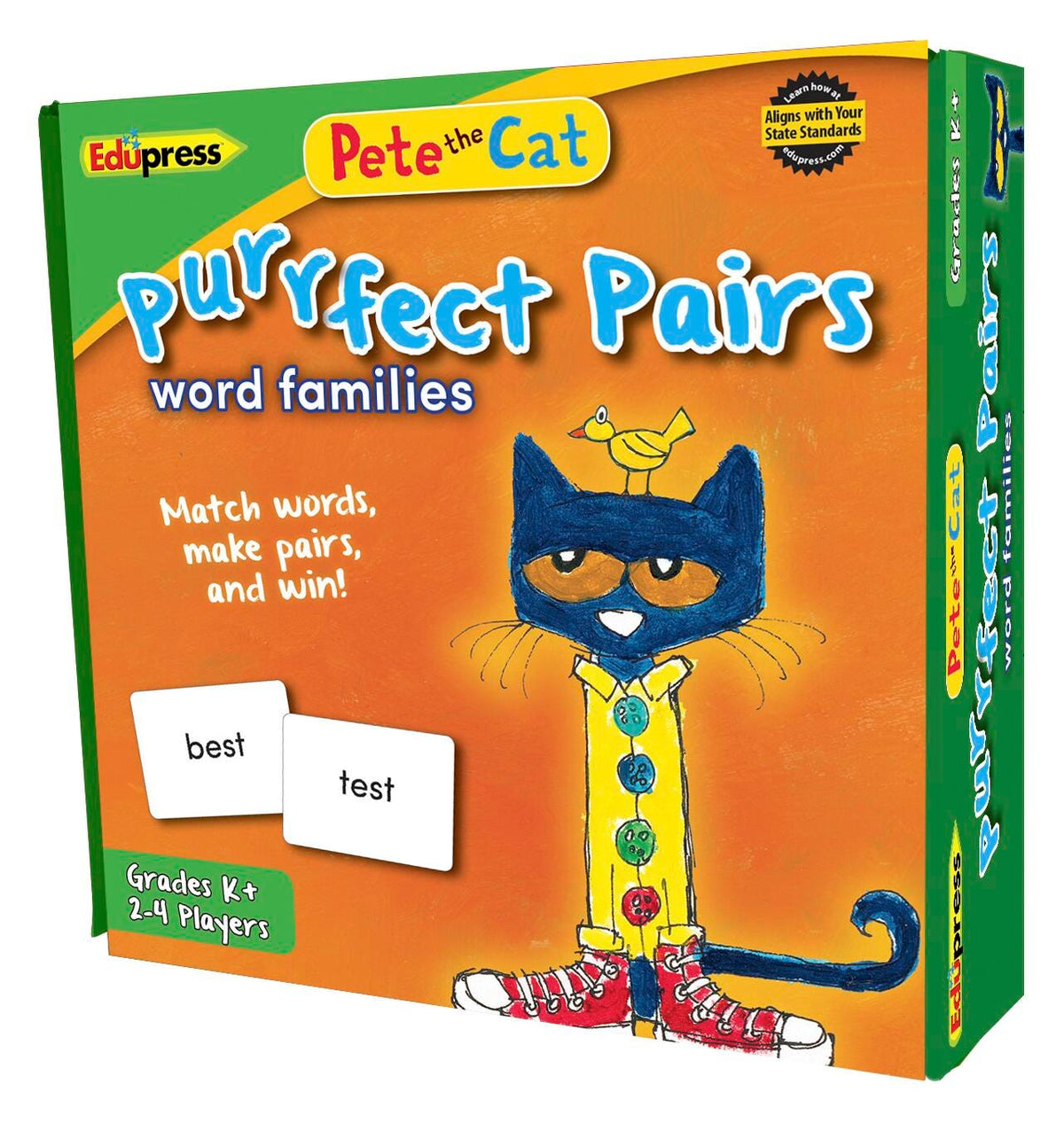 PETE THE CAT WORD FAMILIIES GAME