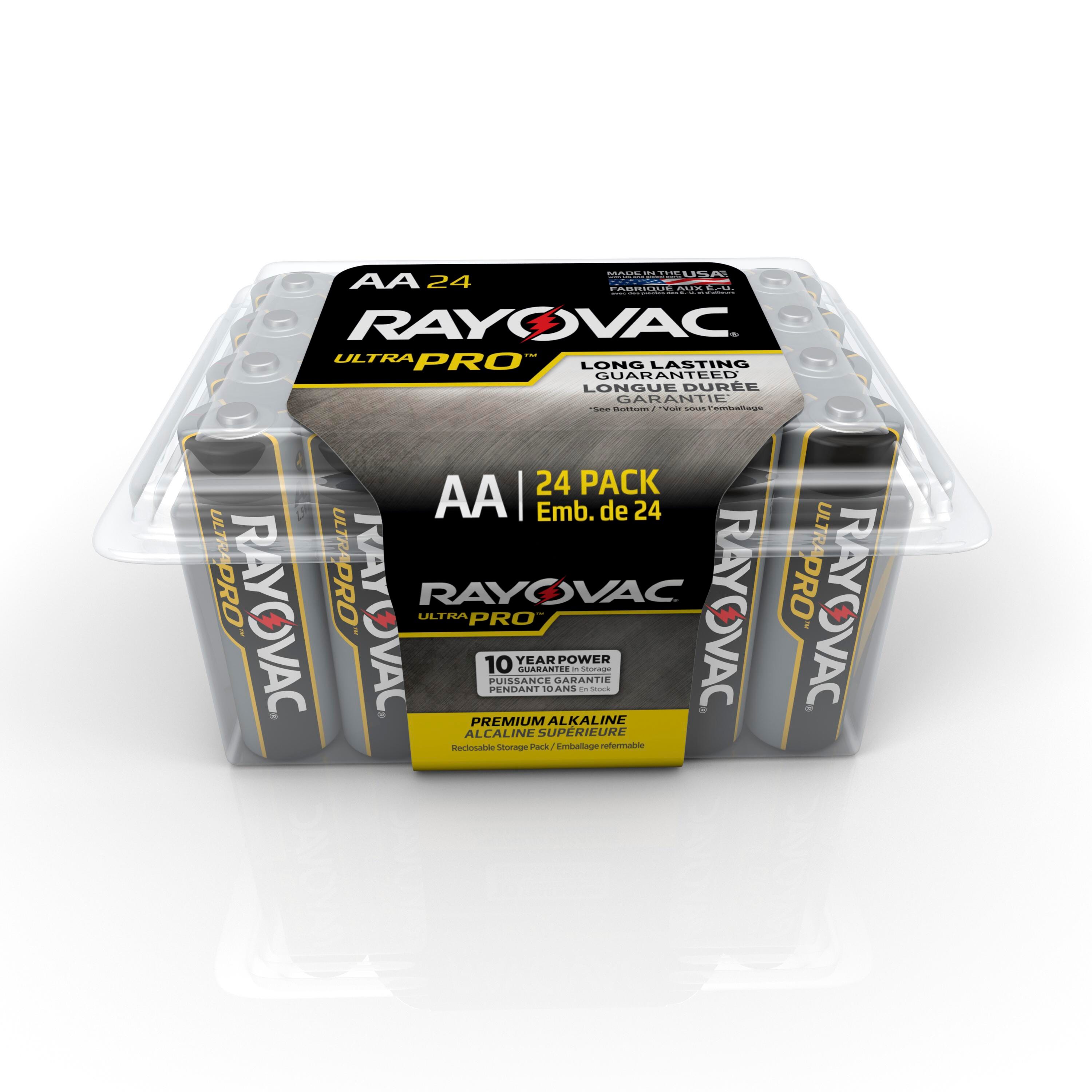 BATTERY RAYOVAC ULTRA PRO - AA - PK OF 24 - ALAA-24PPJ