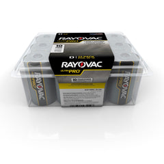 BATTERY RAYOVAC ULTRA PRO - D - PK OF 12 - ALD-12PPJ