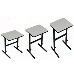 DESK - CORRELL - STANDING STUDENT DESK - 34-42 IN ADJUSTABLE HEIGHT - 24 W X 20 D IN - SPECIFY TOP COLOR