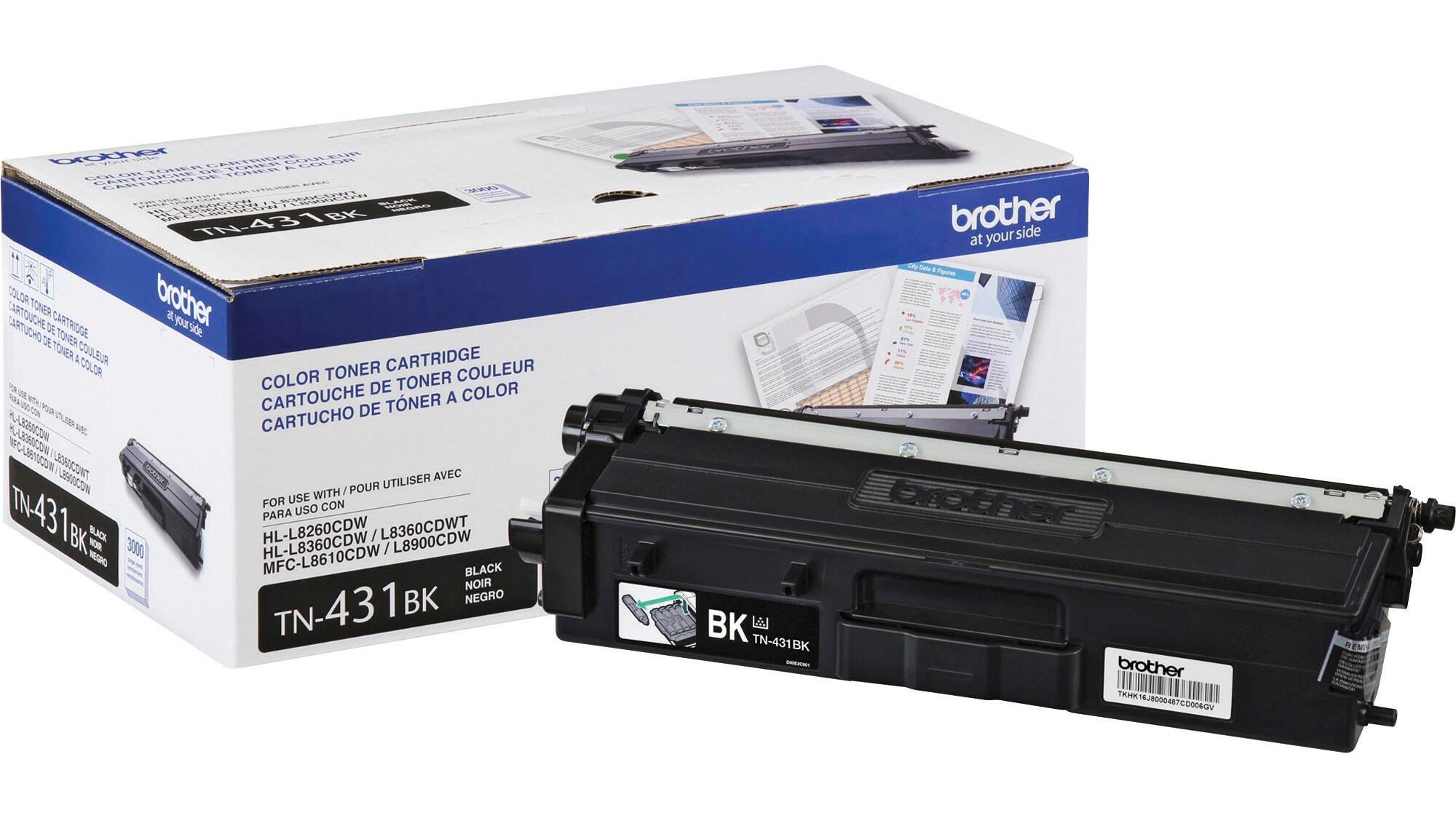 CARTRIDGE INK TONER BROTHER BRTTN431BK BLACK