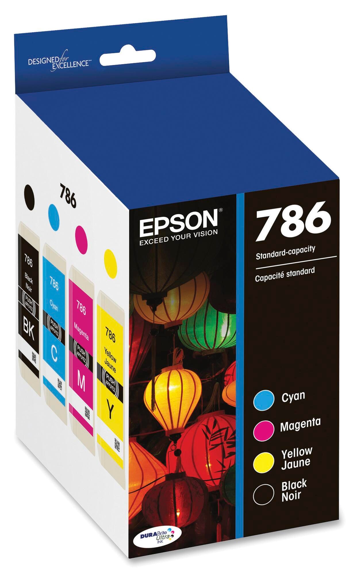 CARTRIDGE INK TONER EPSON EPST786120BCS MULTI-COLOR PK OF 4