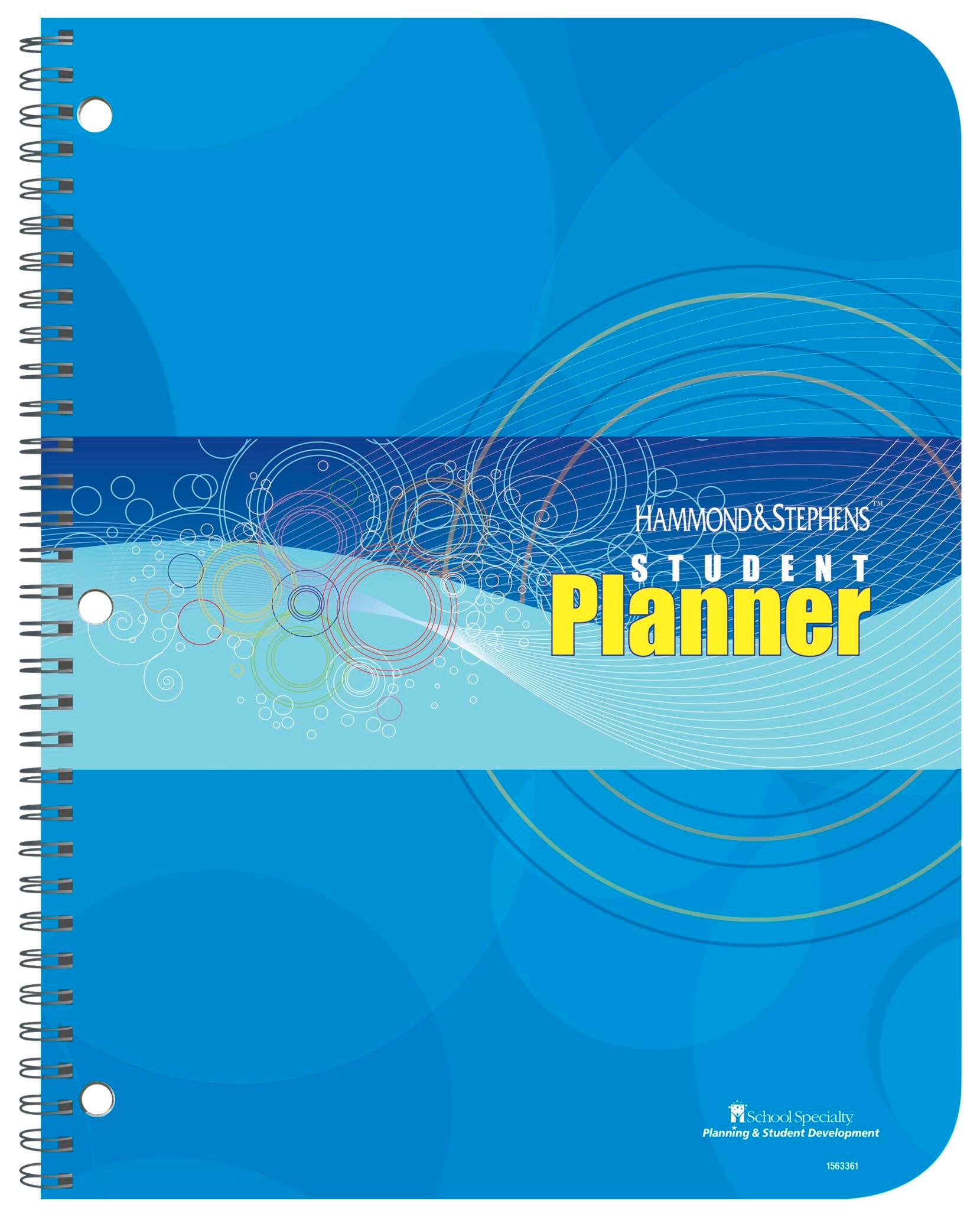 PLANNER HAMMOND STEPHENS UNDATED WEEKLY STUDENT PLANNER 8X10