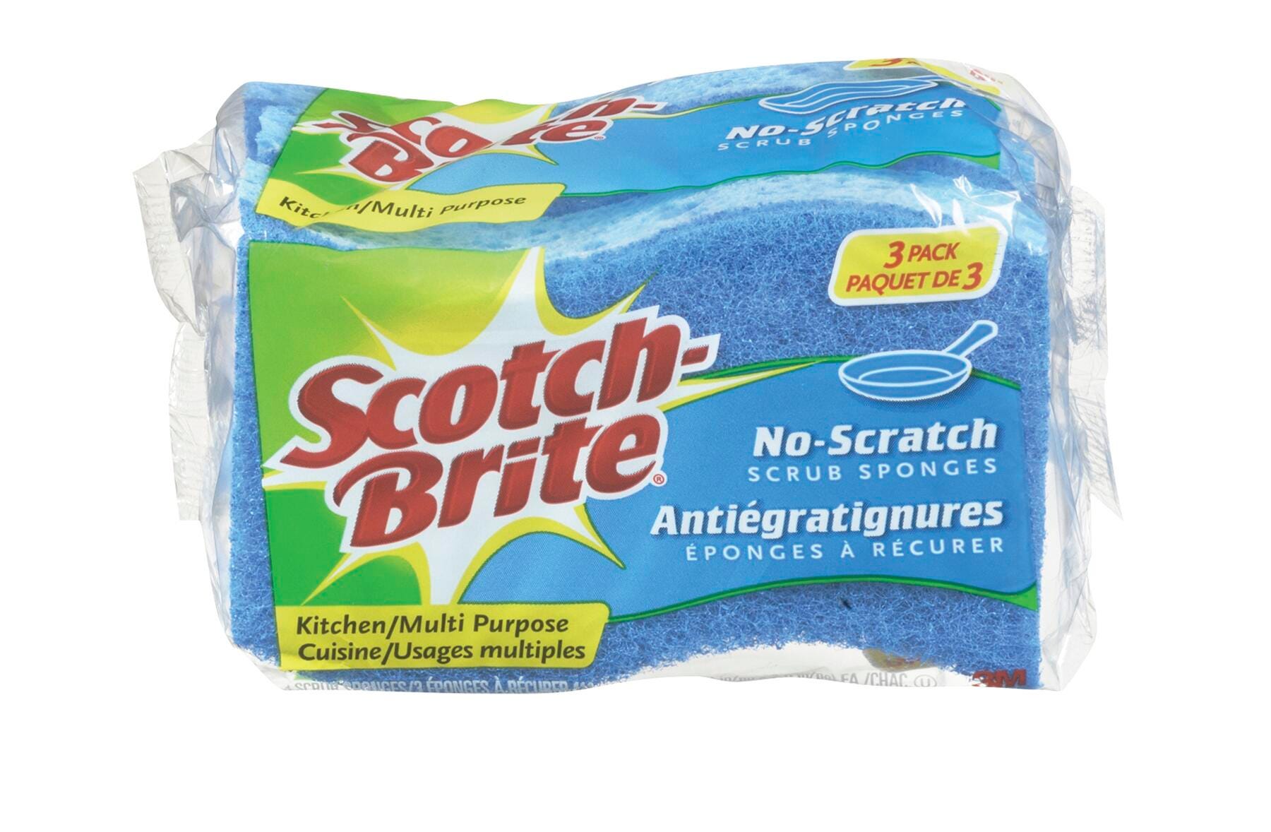 SPONGE MULTI-PURPOSE NON-SCRATCH SCRUB 3 PACK