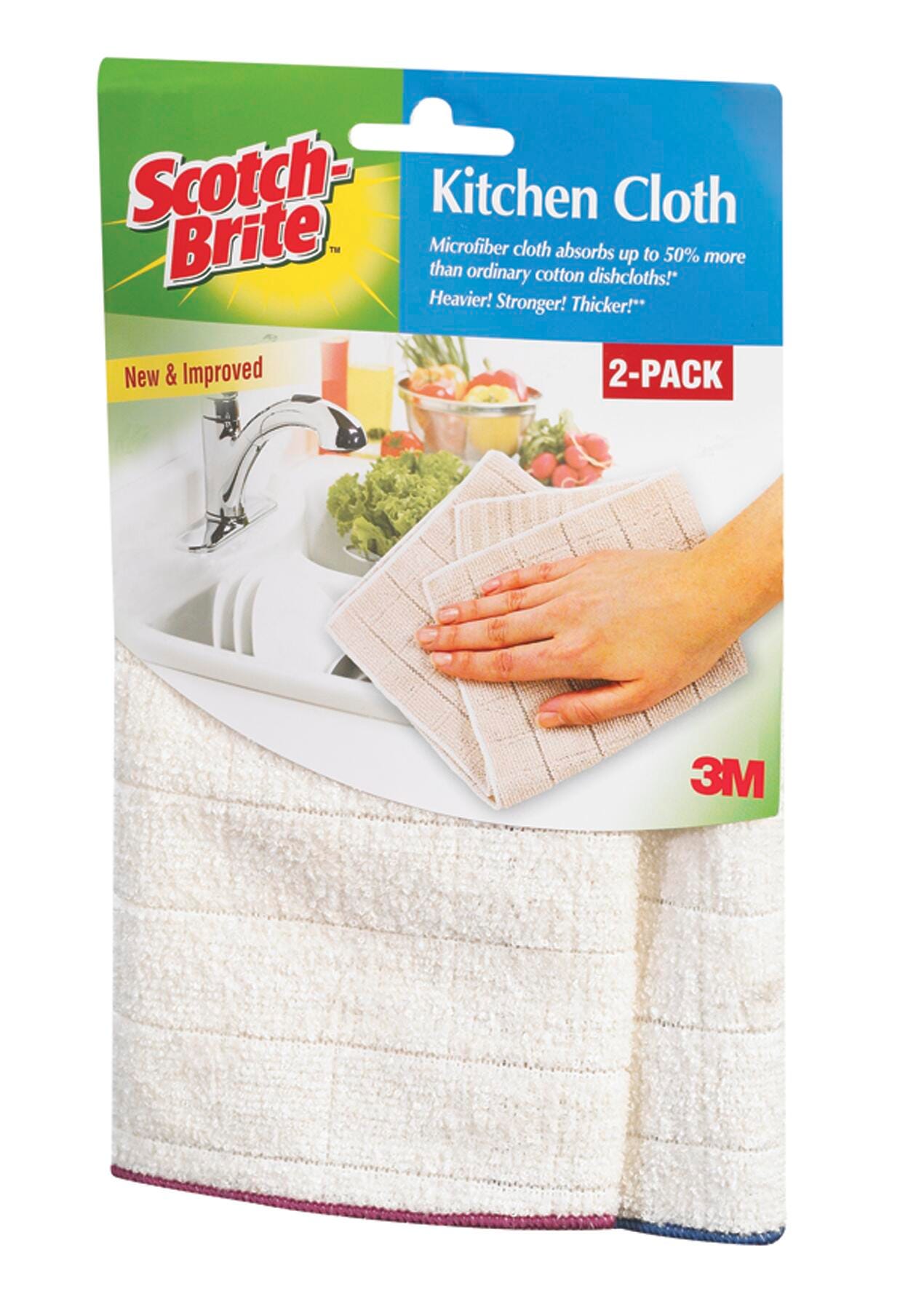 CLOTH MICROFIBER KITCHEN 2 PACK