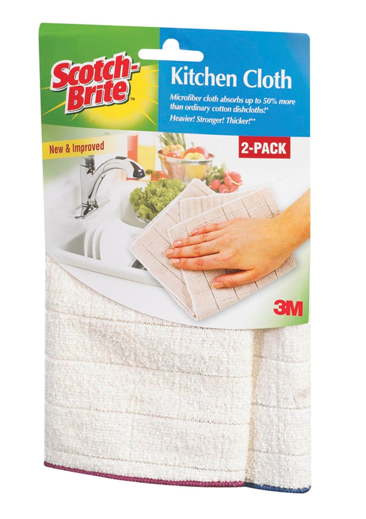 CLOTH MICROFIBER KITCHEN 2 PACK