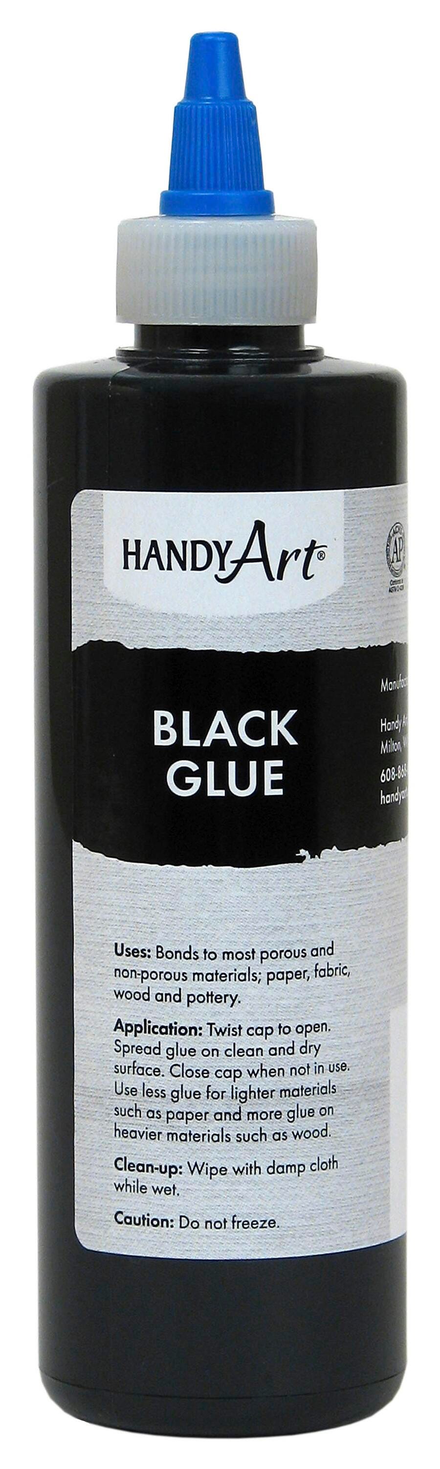 HANDY ART BLACK GLUE 8 OZ