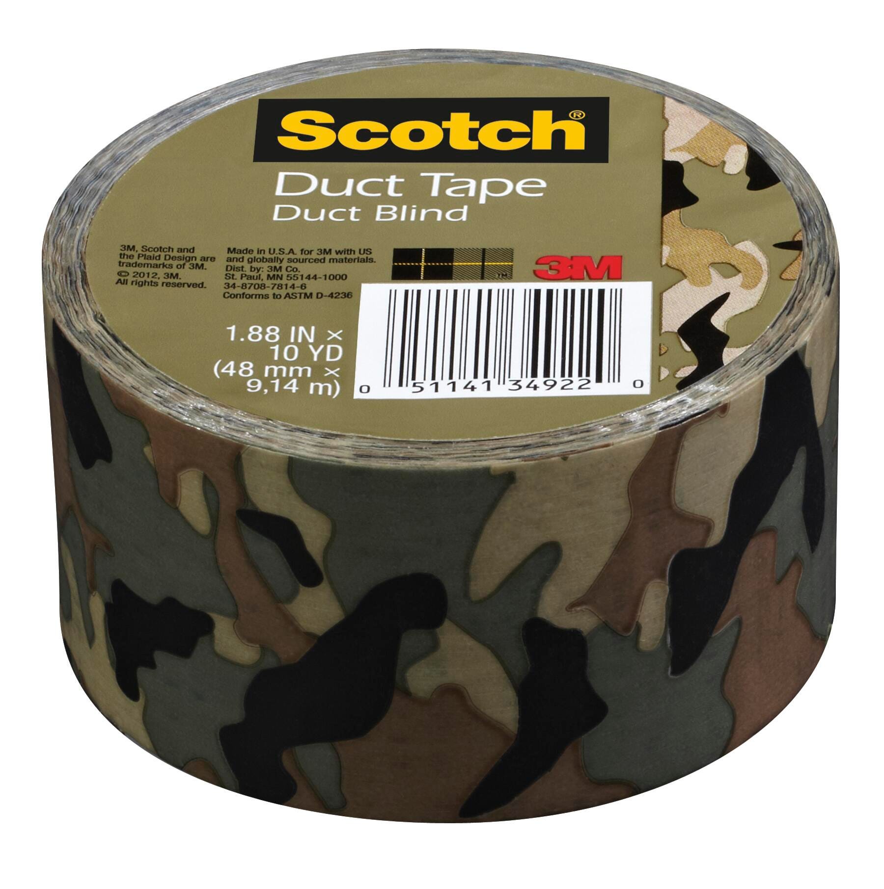 TAPE SCOTCH PTRND DUCT 1.88 IN X 10 YD CAMO