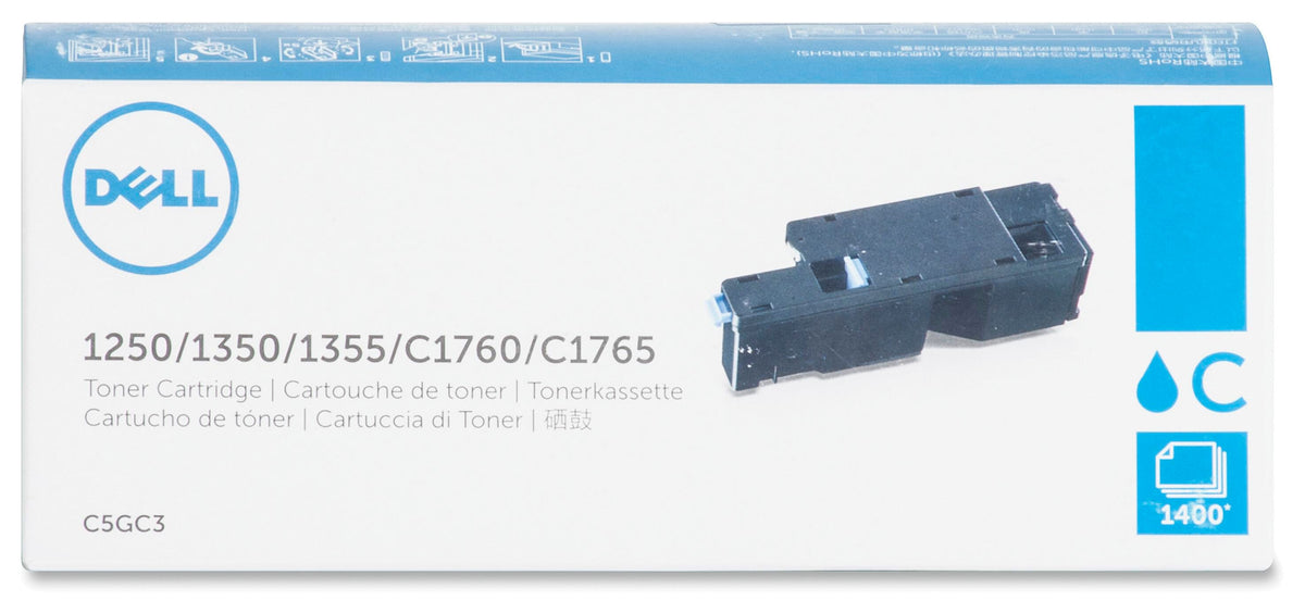 CARTRIDGE INK TONER DELL DLLC5GC3 CYAN