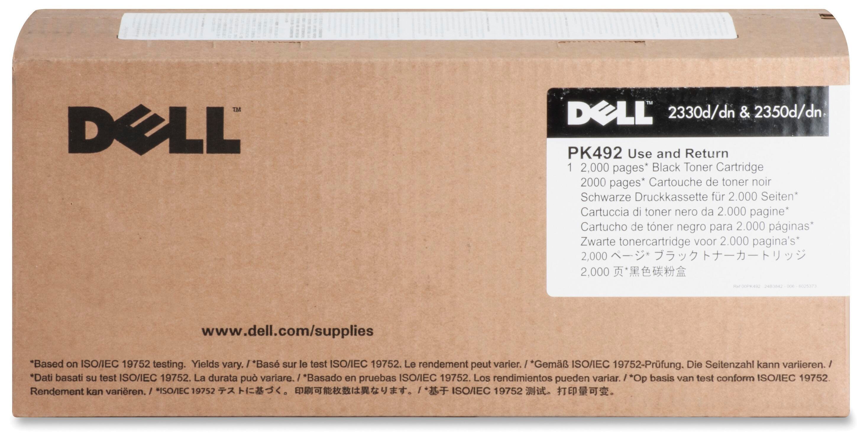 CARTRIDGE INK TONER DELL DLLPK492 BLACK