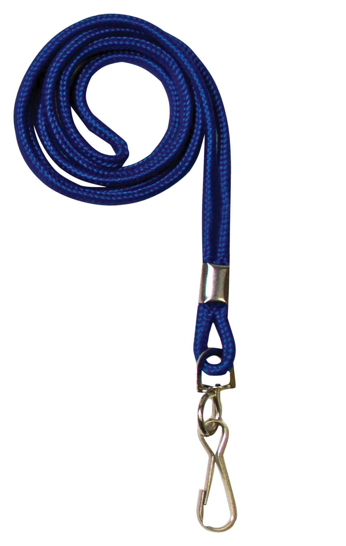 LANYARD STANDARD SWIVEL HK BLUE 1/EA