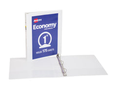 BINDER VIEW ECONOMY AVERY 1 IN ROUND RING WHITE