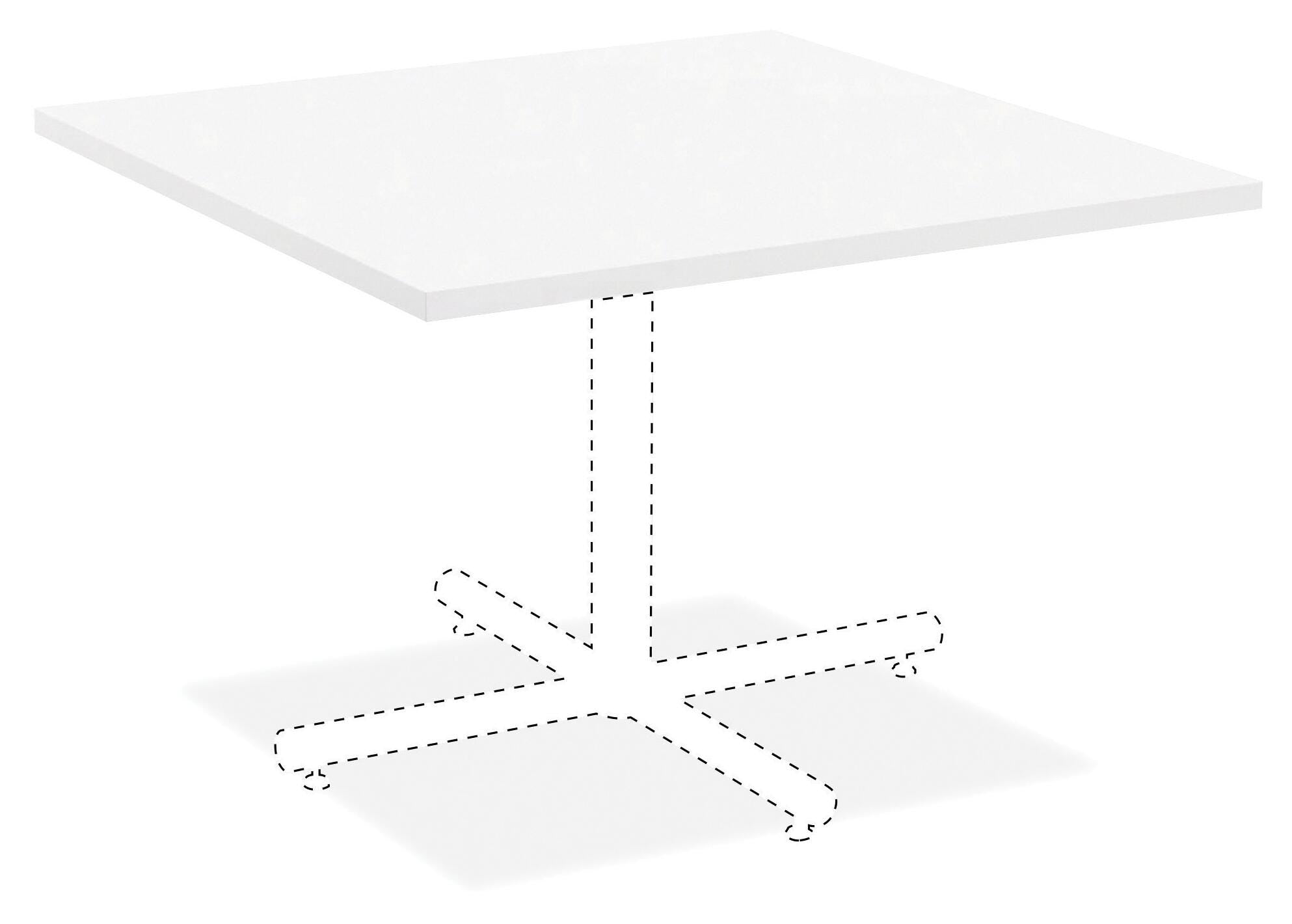 TABLETOP 42INX42IN WHITE - LLR99859