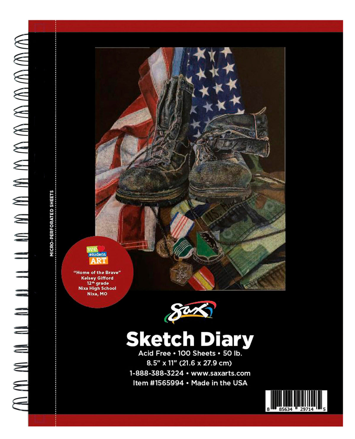 SKETCH DIARY SAX 8.5X11 IN 50 LB 100 SHTS