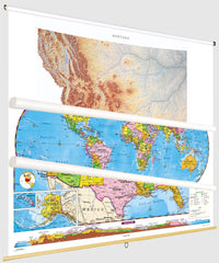 MAP NYSTROM MONTANA/ US/WORLD COMBO