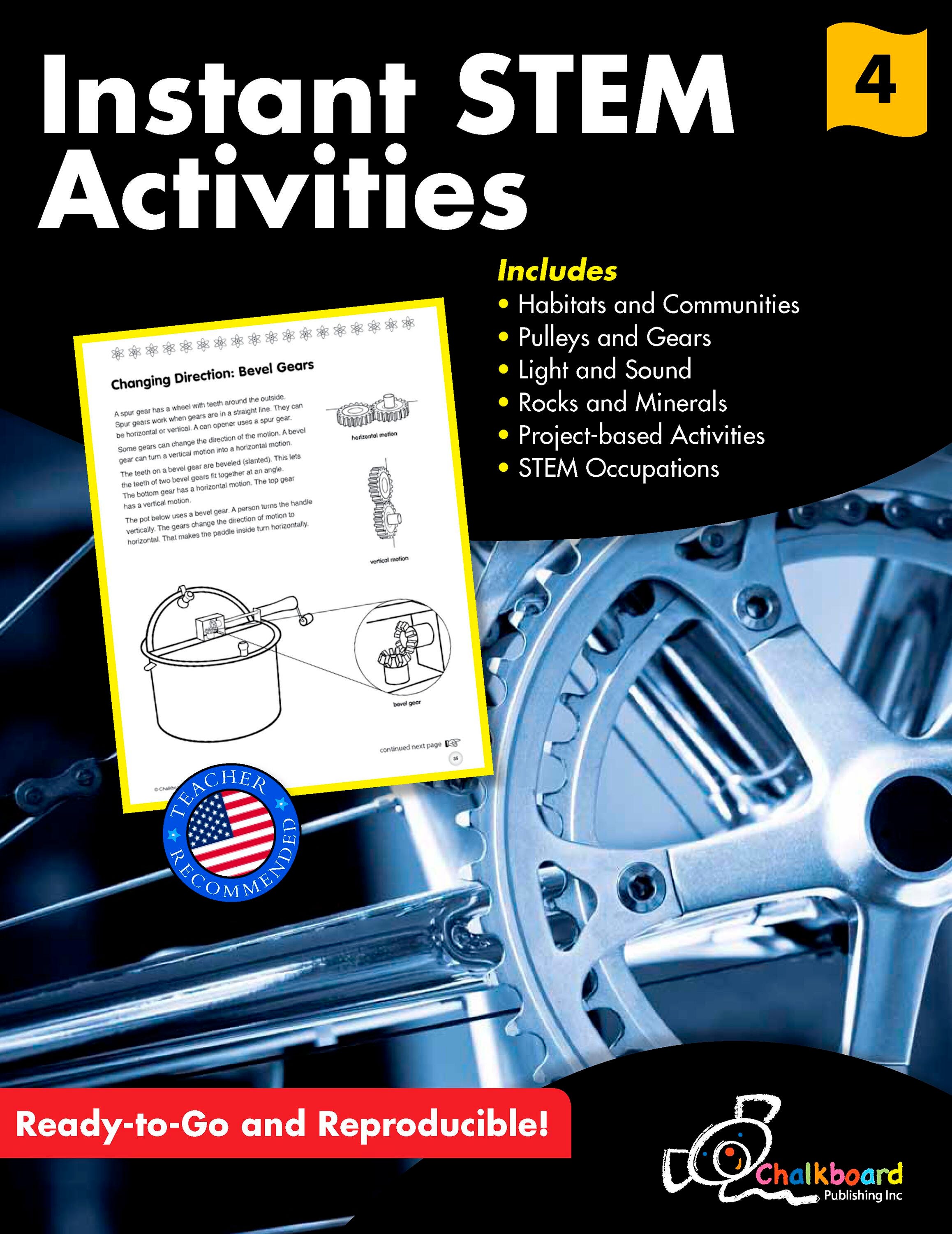DISC-BOOK INSTANT STEM ACTIVITIES GRADE 4