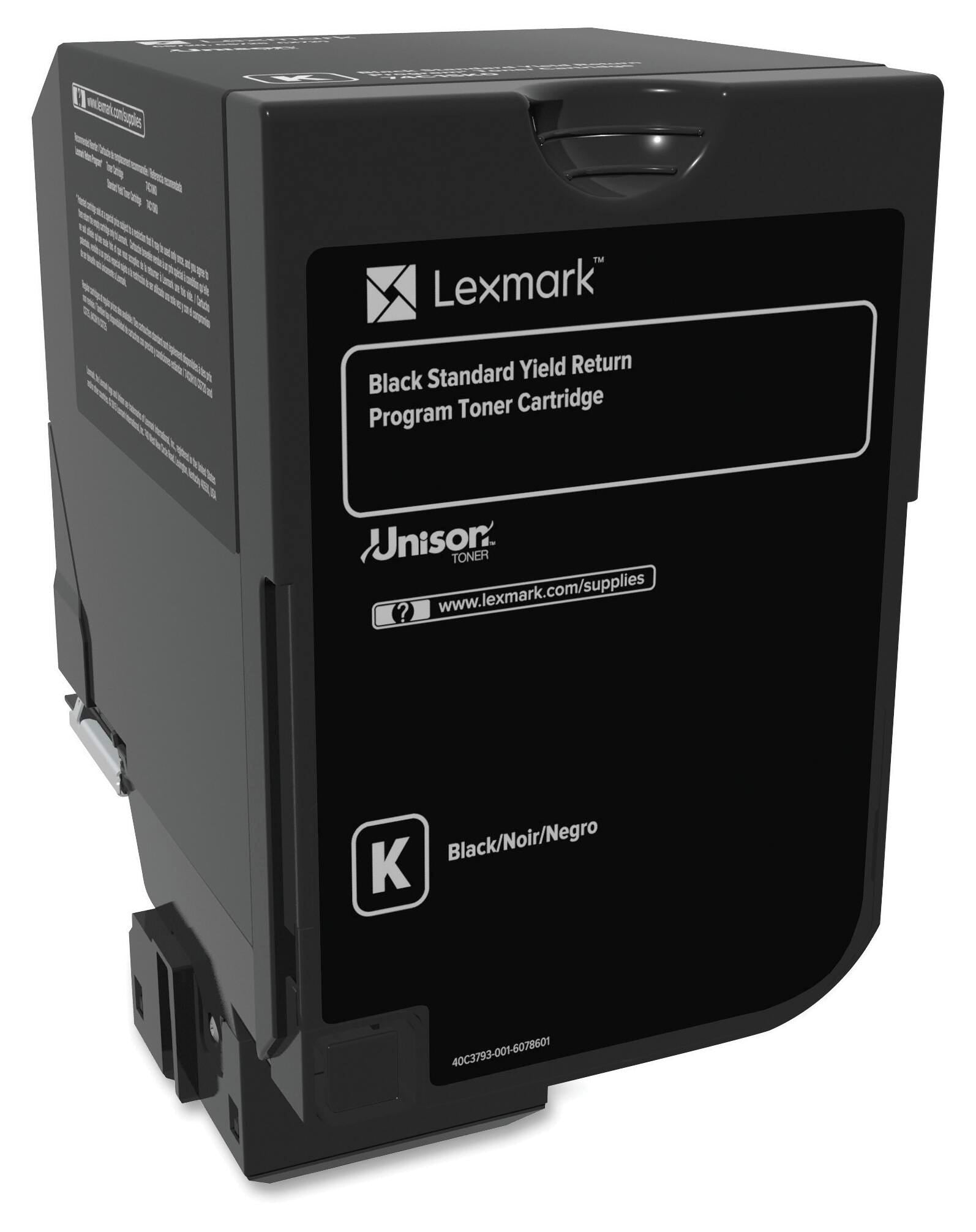 CARTRIDGE INK TONER LEXMARK LEX74C1SK0 BLACK