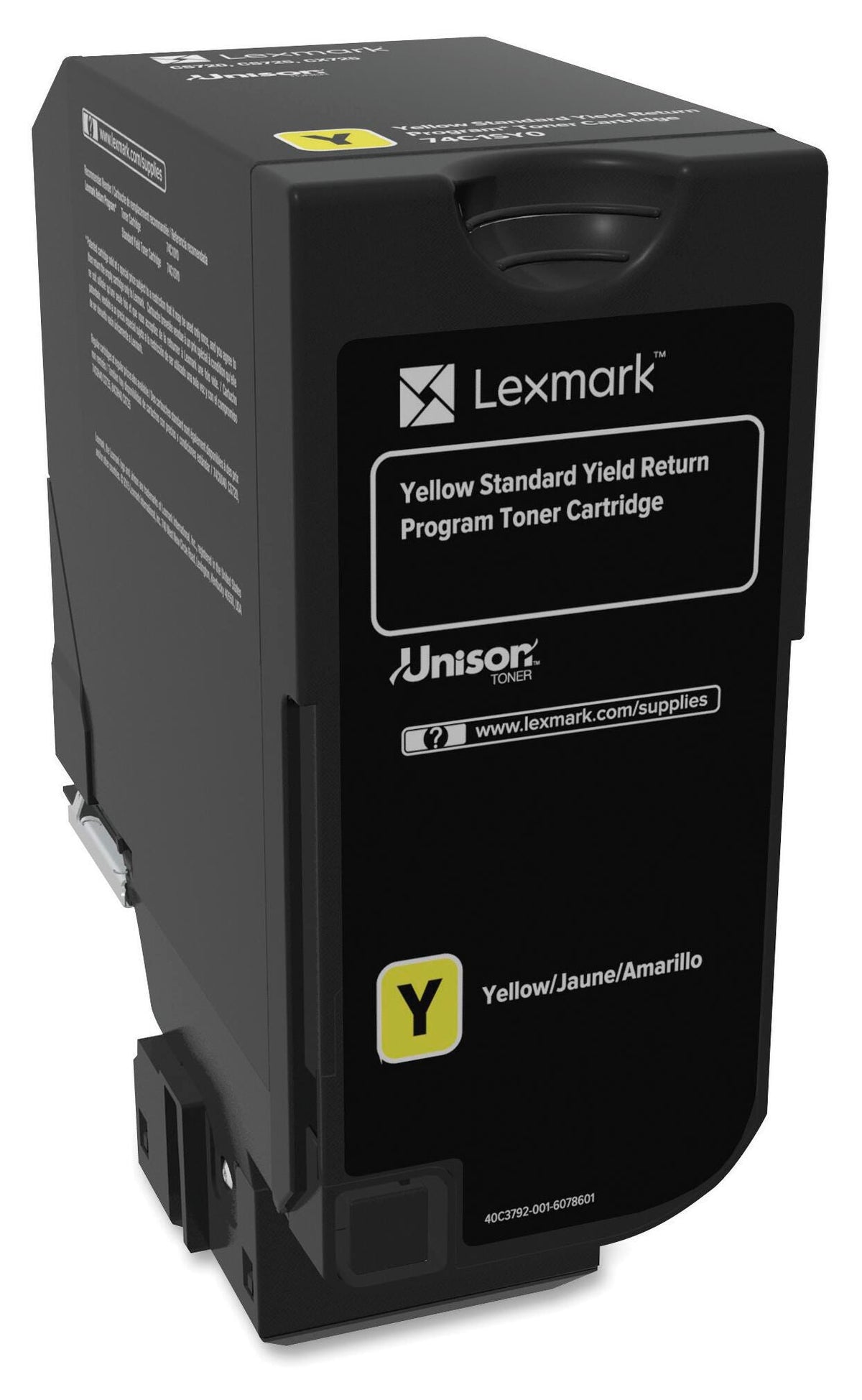 CARTRIDGE INK TONER LEXMARK LEX74C1SY0 YELLOW