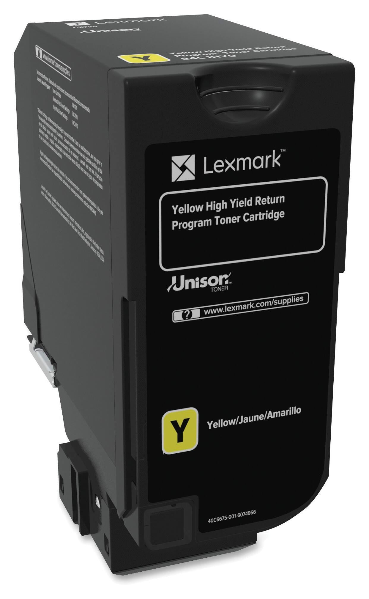 CARTRIDGE INK TONER LEXMARK LEX84C1HY0 YELLOW