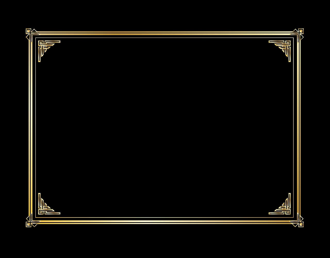 COVER DOCUMENT BLACK LINEN TEXTURE GOLD FOIL - PACK OF 6