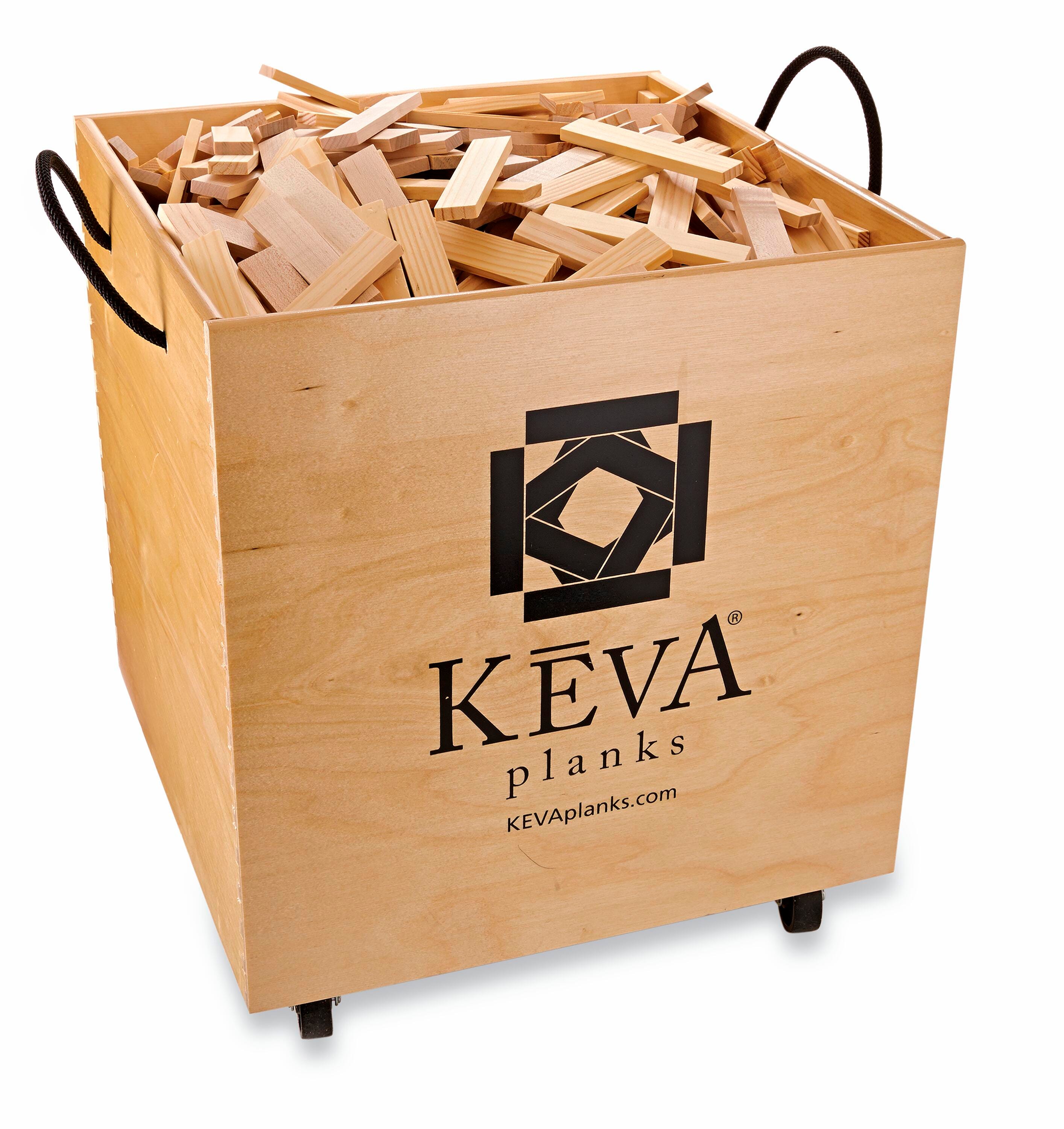 SET KEVA MAPLE PLANKS IN WOODEN BIN 1000 PCS